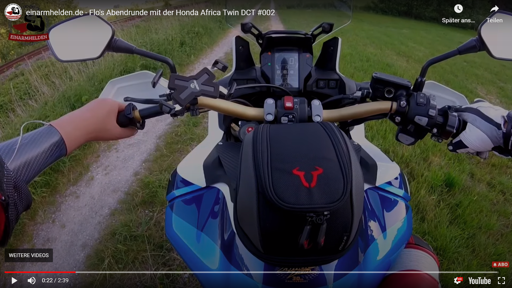Flo’s Abendrunde mit der Honda Africa Twin DCT