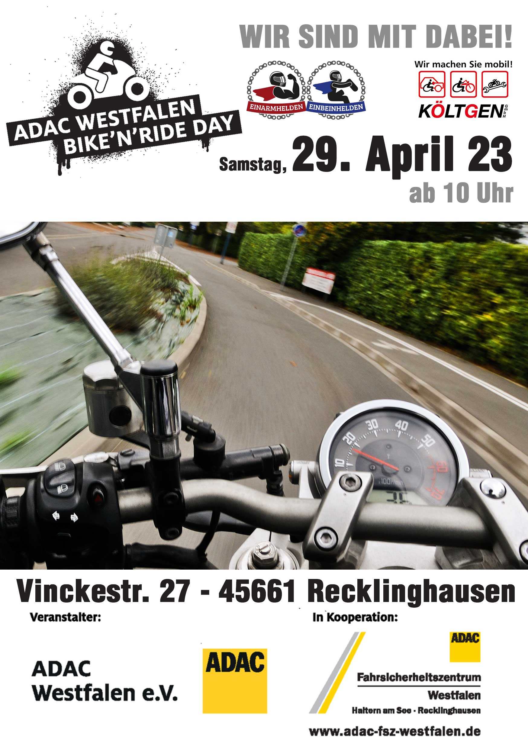 ADAC Westfalen Bike’n’Ride Day – 29.04.2023 in Recklinghausen