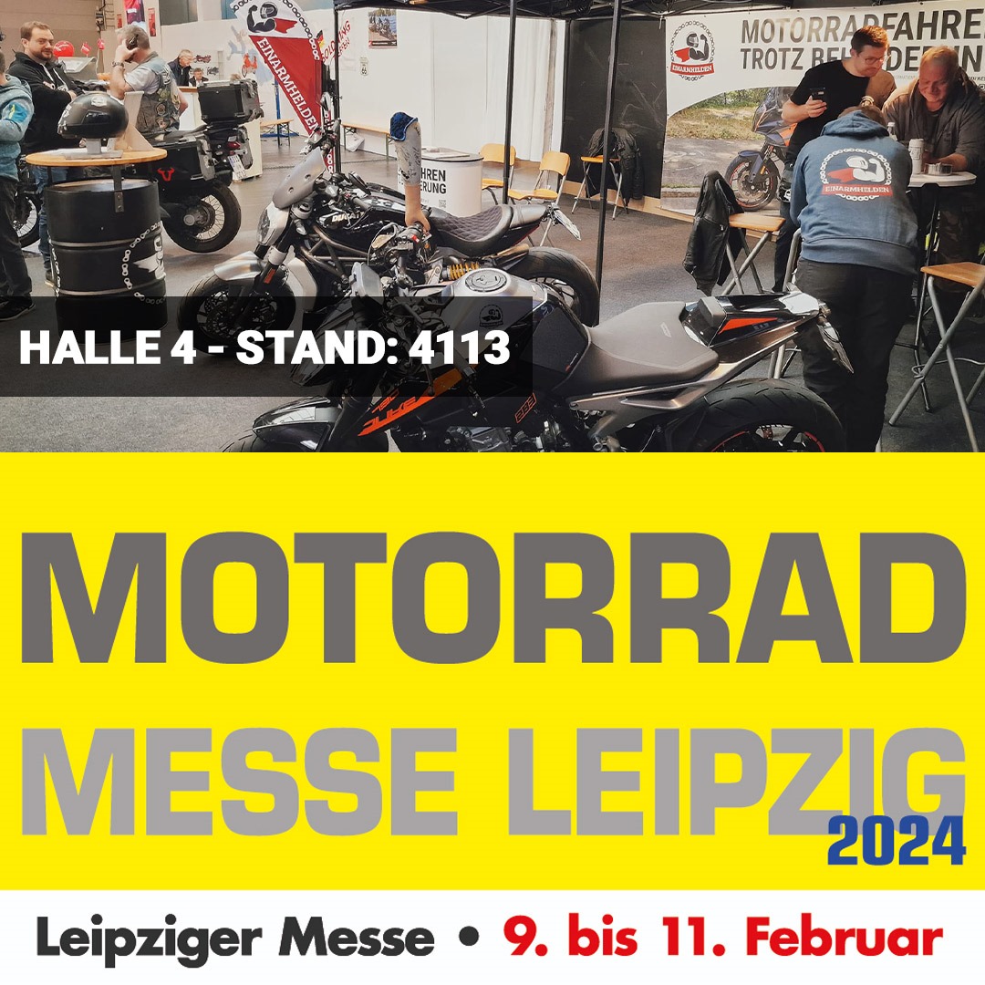 Motorradmesse Leipzig vom 09. bis zum 11. Februar 2024