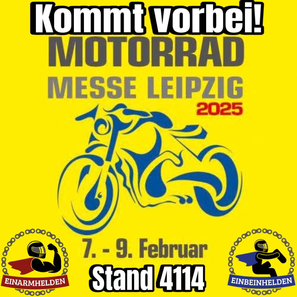 07.-09.02.2025 Motorradmesse Leipzig – Stand