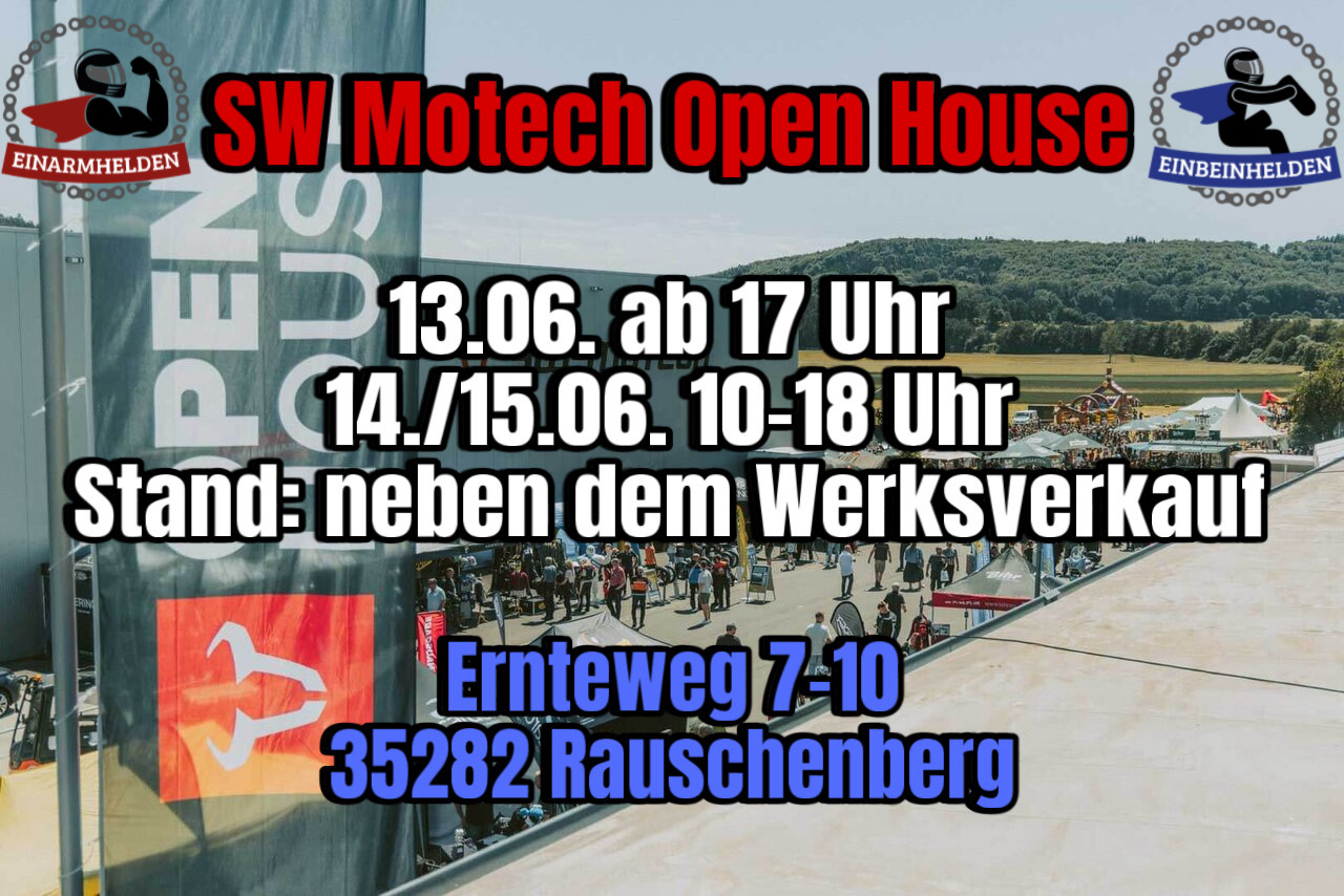 Unser erster Stand beim SW-MOTECH Open House 2025