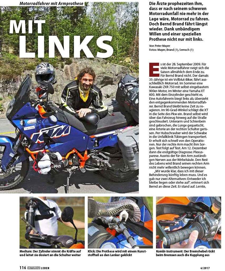 „Mit Links“ – MOTORRAD